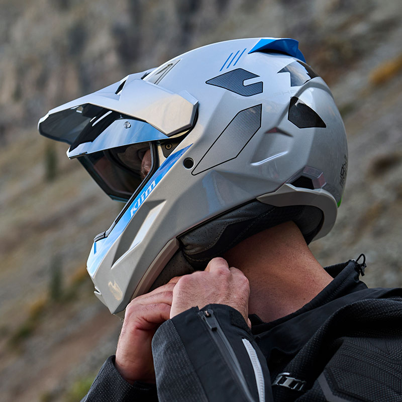 Klim X1 Alpha helmet lifestyle 2